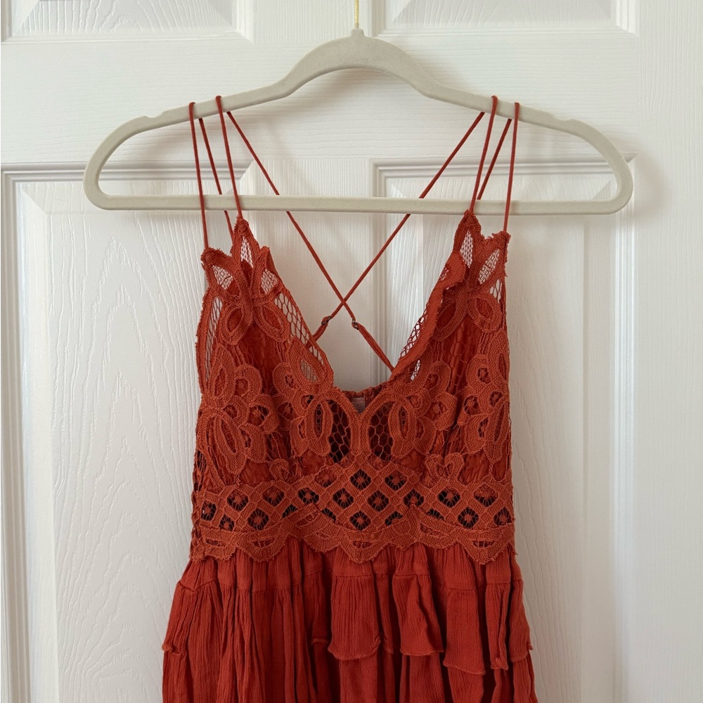 Free People Lace Strappy Top